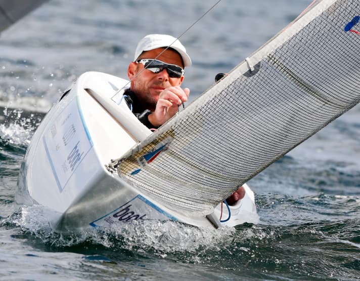   Kiels bester Botschafter für die Para World Sailing Championships: Heiko Kröger, der 2000 Gold bei den Paralympics gewonnen hatte