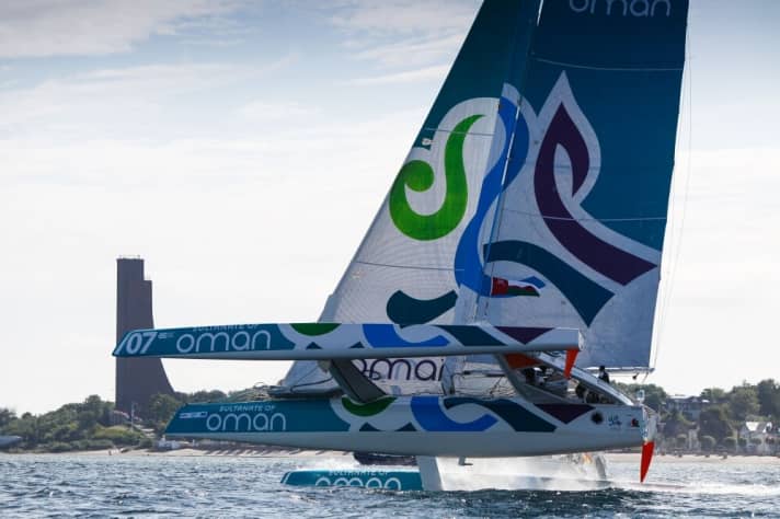   "Musandam – Omansail" im Welcome Race der Kieler Woche 2015