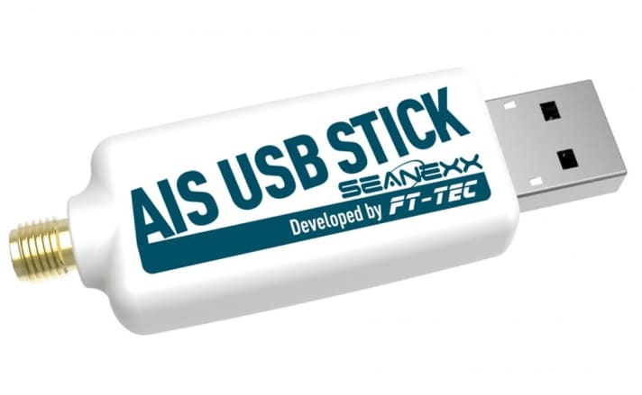   Der Seanexx USB-Stick ist mit einem Zweikanal-AIS-Empfänger oder als AIS-GPS-Kombination zu haben