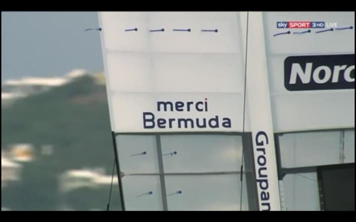   Der Dank des Groupama Team France an die Gastgeber im Atlantik