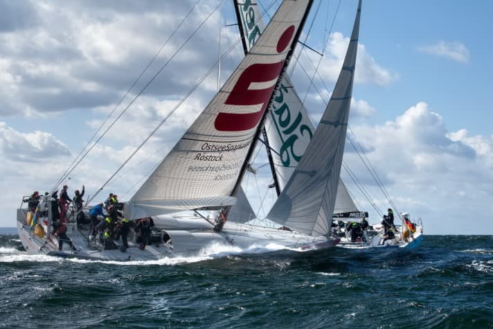   Die ehemaligen Volvo-Ocean-Race-Yachten "SEB" und "illbruck" segeln heute unter den Namen "Ospa" und "Glashäger" und nehmen am Legends Race teil
