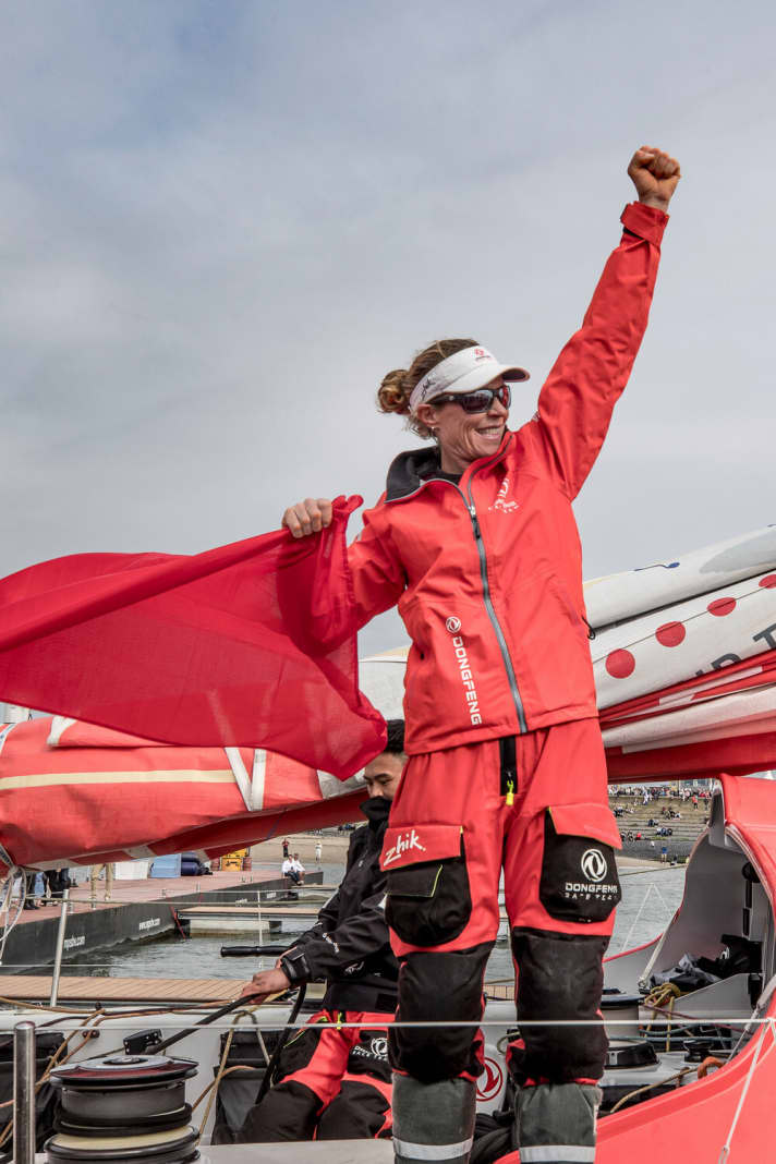   Carolijn Brouwer gilt seit ihrem Sieg im Volvo Ocean Race mit Charles Caudreliers Dongfeng Race Team als leuchtende Galionsfigur des internationalen Segelsports 