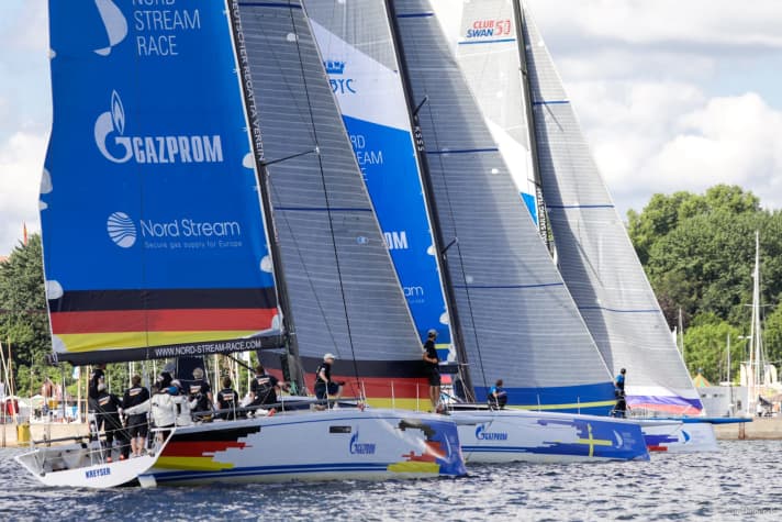  Punktgleich mit den schwedischen Gewinnern der ersten Inshore-Wertung für das Nord Stream Race segelte Team Germany vor Kiel in insgesamt drei Kurzwettfahrten auf Platz zwei. Der Startschuss zur ersten Etappe der 1000-Seemeilen-Ostsee-Rallye fällt am Sonntag
