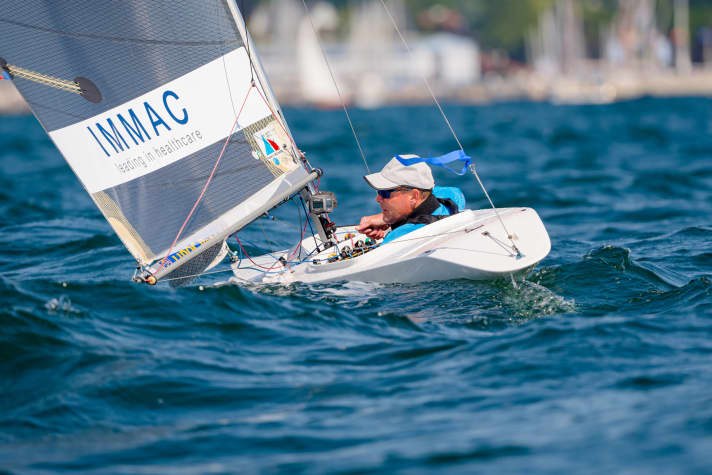   Heiko Kröger segelt bei der 125. Kieler Woche auf der Erfolgswelle