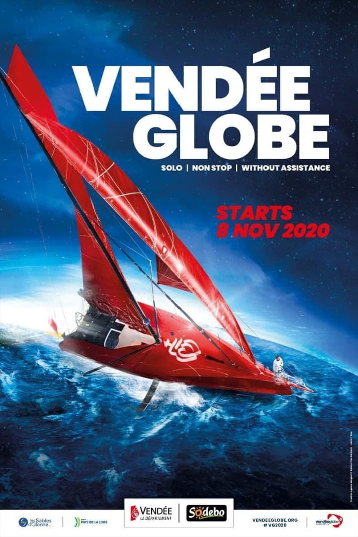   Das Plakat zur 9. Vendée Globe 2020/21