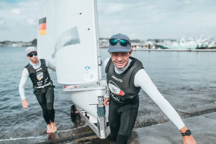   Simon Diesch und Philipp Autenrieth segeln seit 2016 zusammen im 470er