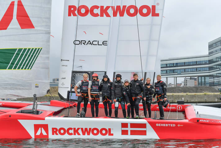   Das dänische Rockwool SailGP Team fiebert dem ersten Startschuss am 20. August entgegen