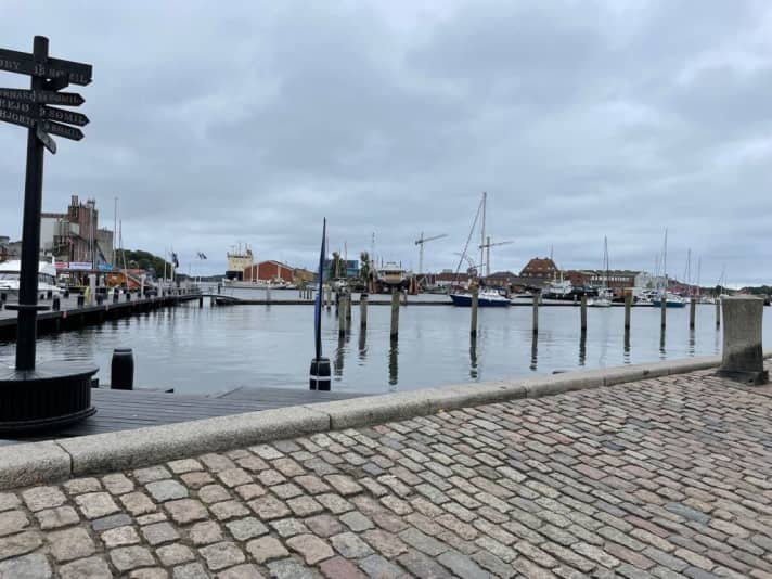   NACHHER: der Hafen von Svendborg ist nach den sieben Starts zum 10. Silverrudder vorerst wieder leer