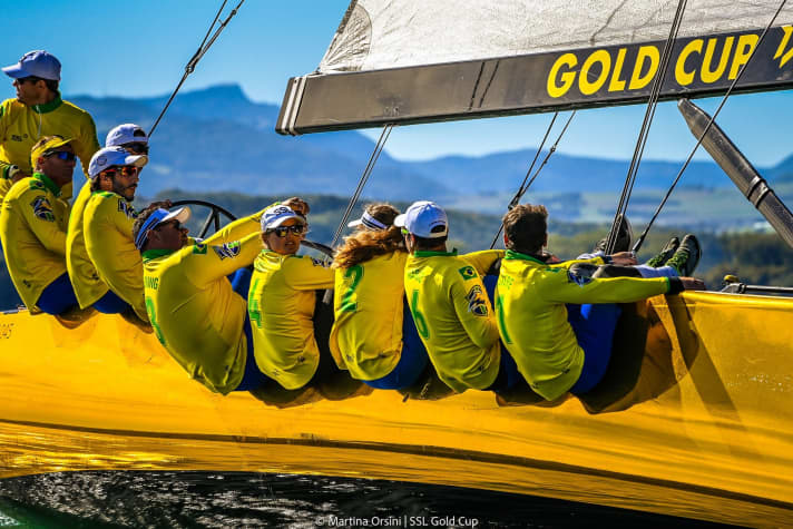   Goldene Zeiten für den Teamsegelsport: Auf dem Neuenburger See wird für die Premiere 2022 trainiert