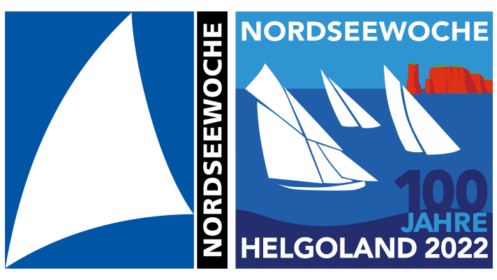   Mit diesem Logo feiert die Nordseewoche rund um den roten Felsen ihr Jubiläum