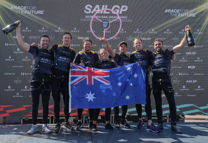   Down Under nach zwei Gesamtsiegen auch beim Start in die dritte SailGP-Saison wieder obenauf