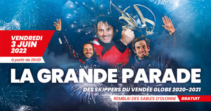   Weil die eigentliche Heldenfeier zum Finale der Vendée Globe im vergangenen Jahr in der Corona-Pandemie ausgefallen war, dürfen die Weltumsegler jetzt noch einmal standesgemäß bejubelt werden