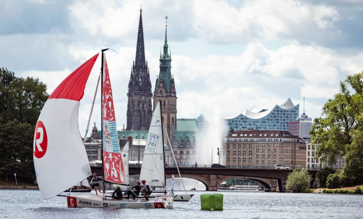   Hübsches Postkartenmotiv von der "Kulturregatta"