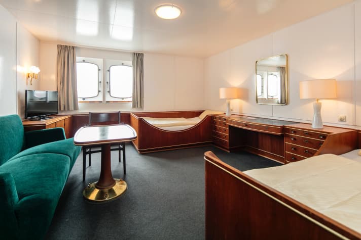 Eine Suite in Hamburgs Wahrzeichen “Cap San Diego”