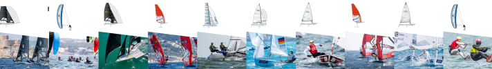 Olympische Segeldisziplinen