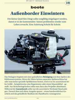Guide 19: Aussenborder einwintern