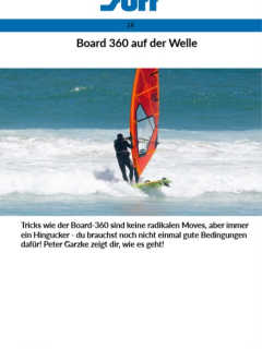 Guide 24: Board 360 auf der Welle