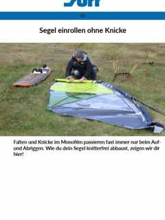 Guide 25: Segel einrollen