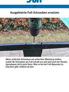 Guide 26: Foilschrauben ersetzen