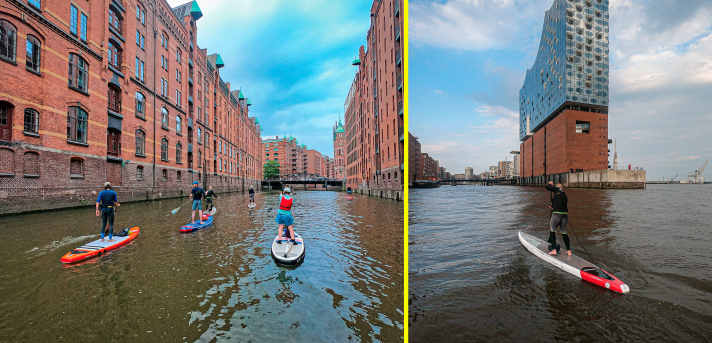 Vor 2019 war das noch erlaubt, jetzt ist die Tour durch den Hamburger Hafen und die Speicherstadt verboten.