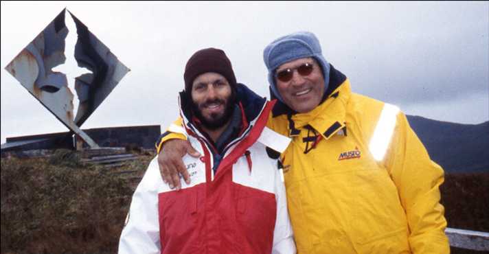   Ivan (l.) und Jimmy Cornell