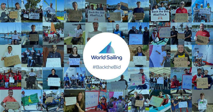   Viel Segelprominenz hat sich der Kampagne #BacktheBid angeschlossen