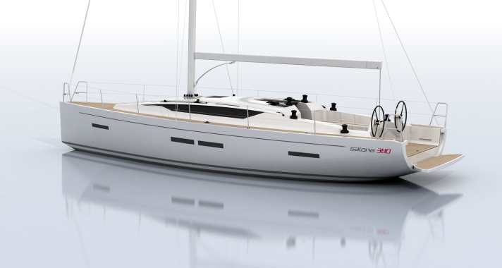   Salona 380: la piattaforma da bagno pieghevole sarà disponibile come opzione