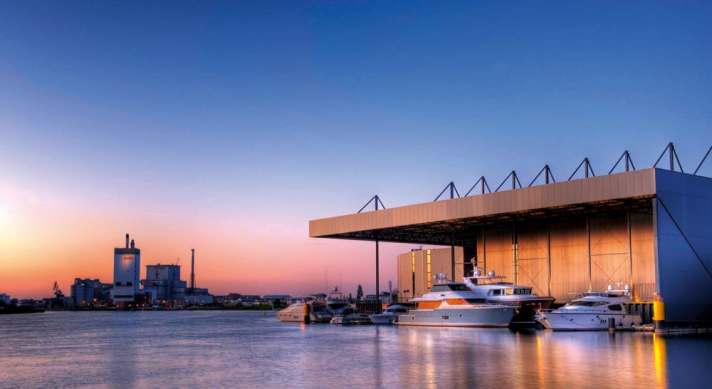 Headquarters and showroom: Drettmann Yachts in Bremen-Hemelingen. | n.
