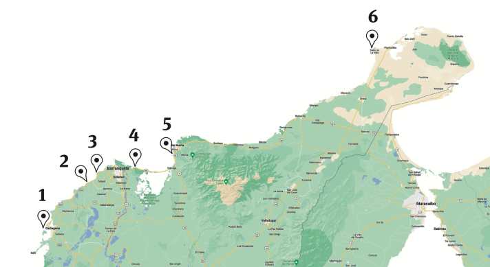 Colombia's Caribbean coast: the windsurfing spots at a glance