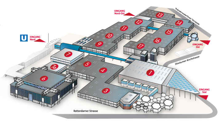 Exhibition plan | Illustration: Marc-André Bergmann