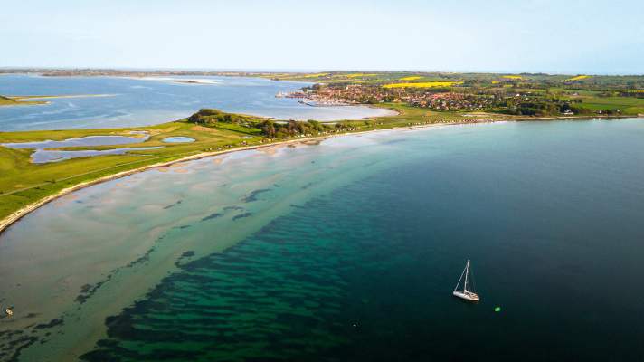 The bay off Æroskøbing: just as beautiful as the town