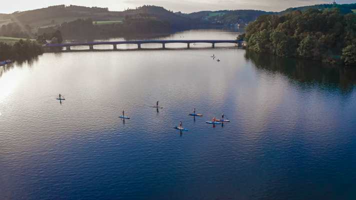 Traumhafte Stimmung auf dem Stausee | Fot: key2fun