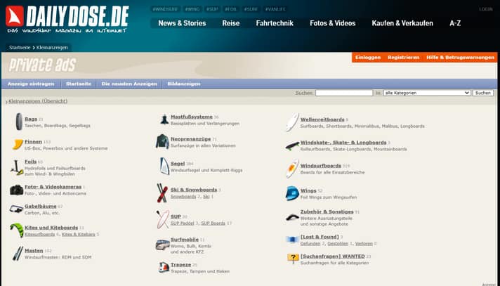 Auf Dailydose wird sämtliches Material gehandelt.
