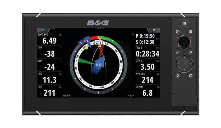   Of course, the Zeus 3 also offers the tried-and-tested Sailsteer display, which summarises the most important wind and course data