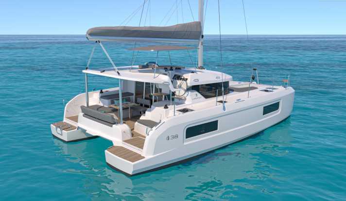 Lagoon 38: Rumpflänge 11,38m, Breite 6,65 m, Gewicht 10,2 t, ab 406.980 Euro