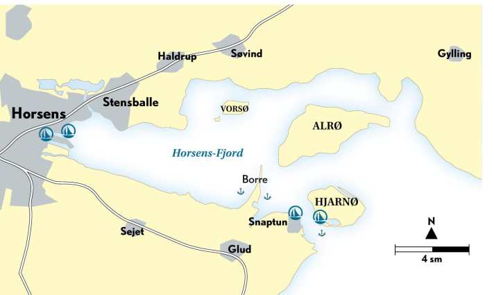 Bello e tranquillo, ma un po' stretto: il fiordo di Horsens