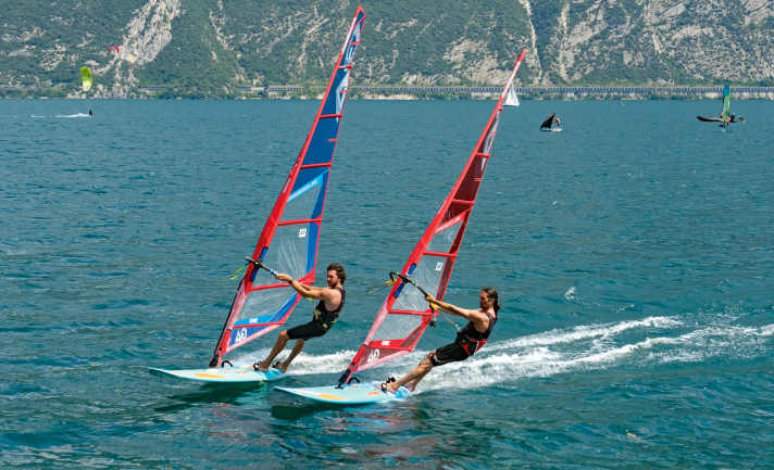 Comparison runs with two testers of approximately the same weight