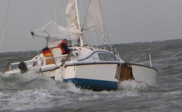   Rough weather on the North Sea