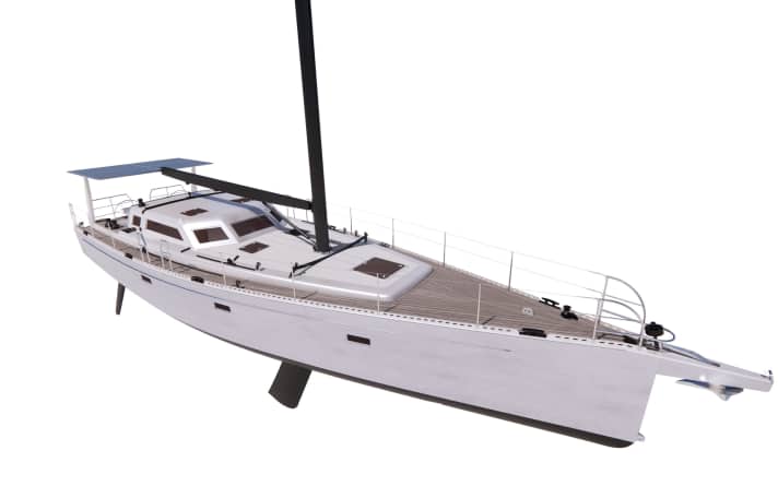 Bestevaer 54: hull length 16.85 m; width 4.59 m; weight 20.0 tonnes; price still unknown.