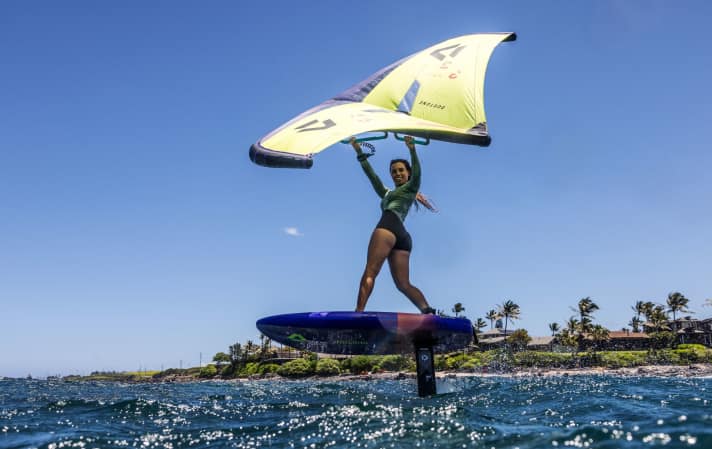 A mast measuring 75 to 90 centimetres is ideal for freeriding