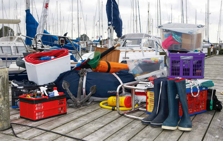 What treasures did the previous owner leave on board?
