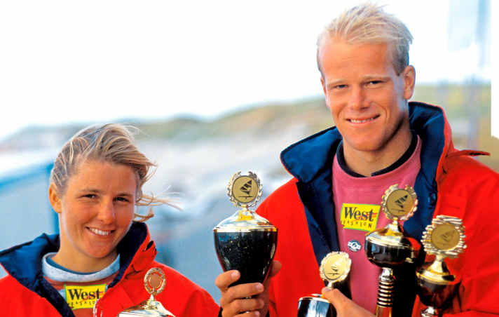 Bernd Flessner: Deutscher Meister 1992 (li. Nathalie Siebel)