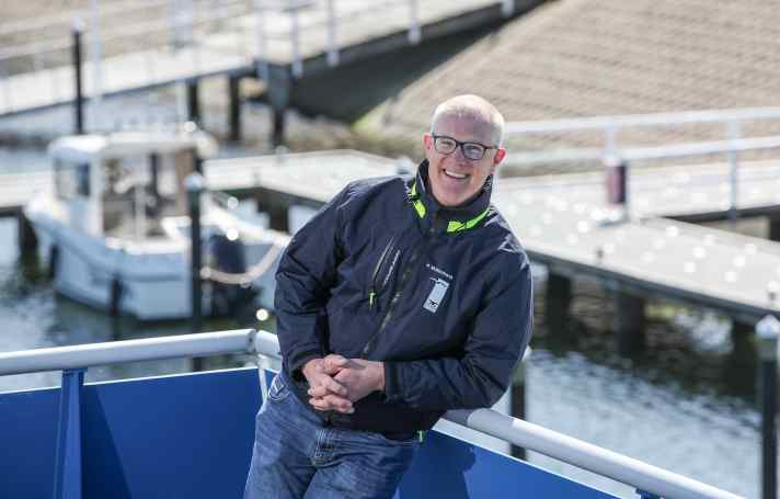 Sporthafen-Kiel-GmbH Managing Director Philipp Mühlenhardt