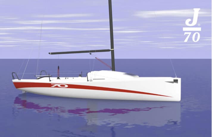   The new J 70: trailerable with lifting keel, inviting with large cockpit and exciting with squaretop main and gennaker on the trunk
