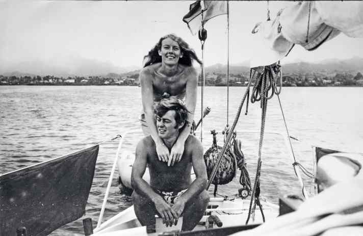 Wilfried e Astrid Erdmann in viaggio di nozze intorno al mondo