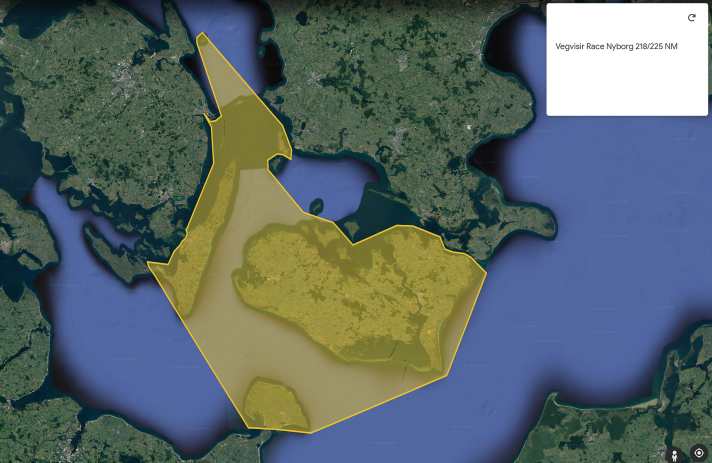   Le grand tour de la course du Vegvisir : le parcours de 225 milles nautiques pour les "2Stars