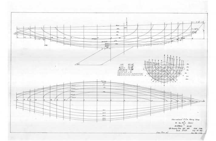   Un 5.5 des années 80 (Evolution). Construction : Muir/Egger 1982