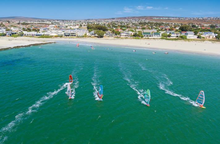 Langebaan in Südafrika, lange Jahre der Hauptspot für den surf-Test