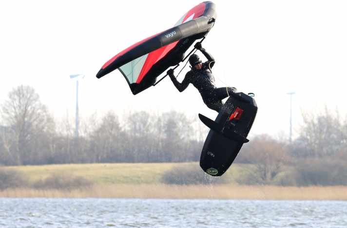 Am Boom System des VVing lässt sich die Griffposition wunderbar variieren