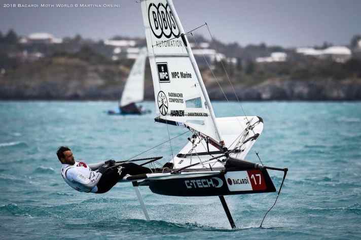   Anche il miglior velista laser tedesco ha già provato con entusiasmo il Moth, ma rimarrà fedele al suo dinghy olimpico in singolo almeno fino ai Giochi Olimpici del 2020: Philipp Buhl